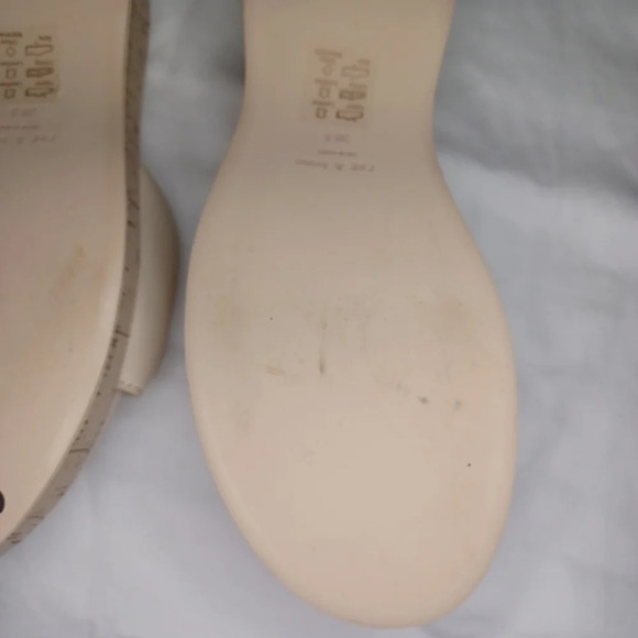 Rag & Bone Sommer Leather Platform Slides Size 38.5 US 8.5 - Picture 13 of 16
